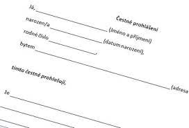 Každé jednotlivé použití čestného prohlášení je specifické a doporučejeme proto právní konzultaci. Jak Napsat Cestne Prohlaseni Vzor Cestna Prohlaseni Cz