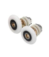 The metal track where the rollers sit can rust, gather debris, develop mold and mildew problems, and generally deteriorate from water damage. 25 27mm Replacement Brass Bathroom Shower Door Roller Runner Glass Sliding Door Wheel Pulley