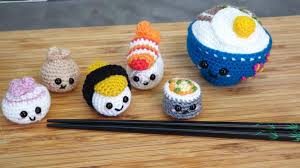 1,452 best sushi pattern free brush downloads from the brusheezy community. My Little Sushi Family Amigurumi