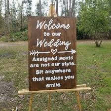Wood Wedding Welcome Sign Ceremony Sign Seating Plan Sign Etsy Rustic Wedding Seating Ceremony Decorations Church Rustic Wedding Decor