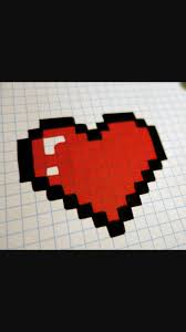 Corazon Pixel Dibujos En Cuadricula Arte Pixel Pixel Art