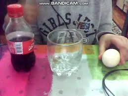 Yumurta Ve Kola Ile Deney Youtube