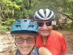 Cycling couple still riding strong at 73