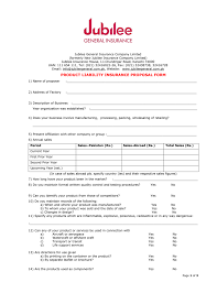Home insurance proposal form www.towergate.co.uk please read the policy summary prior to completing this application. Product Liability Insurance Proposal Form