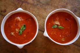 Tomato And Clam Soup Lidia Cooking Soup Clam Chowder Recipes Soup Recipes