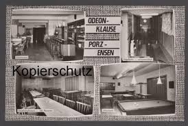 Entertainment events by odeon kino köln. Altere Postkarte Odeon Klause Porz Ensen Gilgaustrasse Billard Billiard Snooker Koln Kegelbahn Ansichtskarte Postcard Nr 484641539 Oldthing Ans