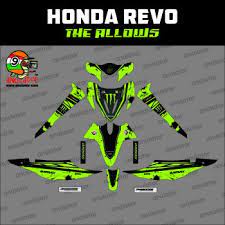 Upgrade honda absolute revo 110, hanya dengan rp 800 ribu. Jual Striping Honda Revo Lama The Allow Hijau Di Lapak Filink Modifikasi Bukalapak