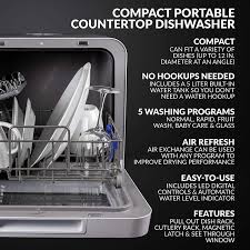 Check spelling or type a new query. Apartment Rv Njtfhu Portable Countertop Dishwashers Compact Dishwasher With 5 Washing Programs Air Drying 5l Built In Water Tank For Home Appliances Tools Home Improvement Svanimal Com