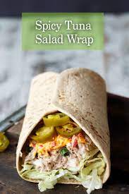 This Flavorful Spicy Tuna Salad Wrap Is Quick And Easy To Make This Recipe Can Be Made With Your Favorite Flatout Flatbread For Recipes Spicy Tuna Salad Food