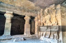 Elephanta Caves Mumbai India Stock ...
