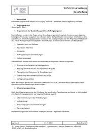 In welcher reihenfolge sollte etwas getan werden? Verfahrensanweisung Beschaffung