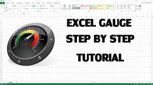 how to create excel kpi dashboard with gauge control