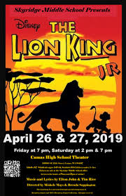 Lion King Poster to print (002) – Skyridge Middle School