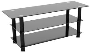 Tv stands tv stands & entertainment centers : Buy Avf Glass Up To 65 Inch Tv Stand Black Tv Stands Argos