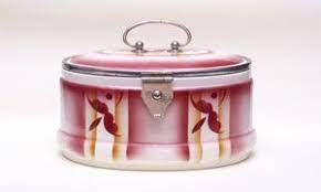 art deco airbrush ceramics alte dosen deko art deco