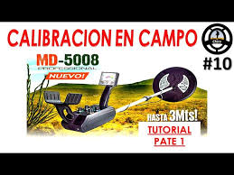 Somos totaldetector no dudes en opiniones sobre el producto. Calibracion De Detector Md 5008 En Campo Parte 1 Calibration Detector Md 5008 Youtube