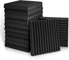 With a high nrc rate of 0.8, this acoustic insulation product was created to block out additional sounds. Amazon Com Acoustic Panels 2 X 12 X 12 Acoustic Foam Panels Studio Wedge Tiles Sound Panels Wedges Soundproof Sound Insulation Absorbing Home And Office 12 Pack Black Musical Instruments