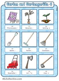 Garten Und Gartengerate 4 Bildworterbuch Ab Lernen German Bildworterbuch Und Daf Lehrer