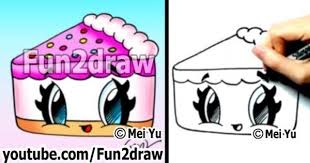 Cute Drawings How To Draw Kawaii Cartoons Cake Fun2draw Kawaii Drawings Easy Cartoon Drawings How to draw cute pancakes 🥞 | step by step art for kids. cute drawings how to draw kawaii