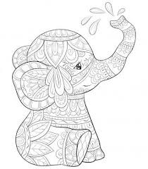 In this site, you can find numerous printable elephant coloring pages that depict these animals in realistic or humorous settings. Imagen De Un Elefante De Dibujos Animados Lindo Con Adornos Para Actividad De Relajacion U Mandala Coloring Pages Elephant Coloring Page Animal Coloring Pages