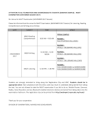 Zimsec extends registration for november 2017 exams. Http Www Utar Edu My Media Announcement 2017 Deas127896 Pdf