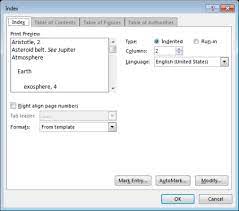 Just experiment with it and see what works for you. Create And Update An Index Word
