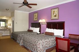 Our bathroom door handle was put on so badly that you could look through the hole next to the doorknob and see inside. Americas Best Value Inn Suites