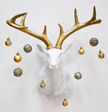 Unavailable Listing On Etsy Deer Head Decor White Christmas Decor Christmas Decorations