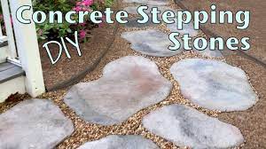 We showed you several projects to make concrete planters that are perfect to use outdoors. How To Make Stepping Stones With Concrete That Look Natural Youtube