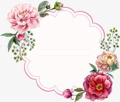 Pink Flower Borders Creative Flowers Frame Png Transparent Clipart Image And Psd File For Free Download Floral Floral Watercolor Trendy Flowers