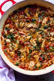 This list of 30 easy chicken dinner recipes makes cooking good healthy meals at home just as easy as picking up or ordering in. Creamy Tomato Chicken Recipe No Cream Little Broken