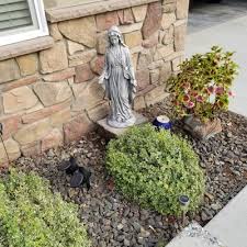 Smaller tiki statues have several points to recommend them. Virgin Mary Outdoor Garden Statue Walmart Com Walmart Com