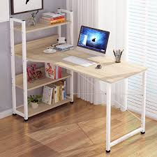 What type of desks can i find at ikea? Lk619 Heavy Loading Computer Desk Study Table Steel Density Plate Laptop Table With 4 Layers Storage Rack Office Furniture Leather Bag