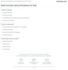 Animal farm study guide featuring key information about the plot, characters, themes, and literary style of george orwell's powerful political allegory. Safari Animals Quiz Worksheet For Kids Study Com
