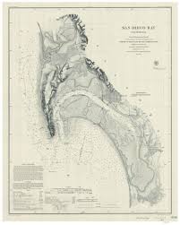Amazon Com San Diego Bay 1859 Nautical Map False Bay