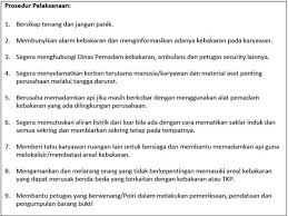 7 Contoh Sop Security Satpam Berbasis Pelayanan Alarm Kebakaran Bencana Alam Buku