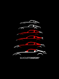 Rising Sun Zee Silhouettehistory Silhouettes Of Datsun Nissan Fairlady Z Cars 240z S30 280zx S130 300zx Z31 300z Nissan Z Nissan Z Cars Nissan Cars