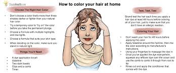 When you wash your hair, particularly in hot water, you risk opening up the cuticle and letting the color bleed out. How To Color Your Hair At Home Beauty Care Articles Well Being Center Steadyhealth Com