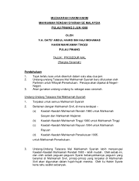 Nama, mula berkuatkuasa dan pemakaian. Pdf Muzakarah Hakim Hakim Aaron Hazard Academia Edu