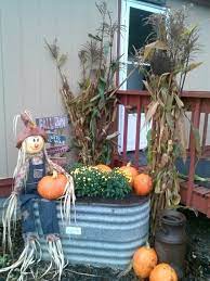 See the best & latest outdoor halloween decorations pinterest coupon codes on iscoupon.com. Pin By Lena Blair On Dzs Pinterest Fall Decorations Porch Fall Outdoor Decor Fall Container Gardens