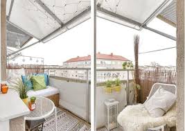Kleiner Balkon Mit Gutem Sicht Und Sonnenschutz Kleiner Balkon Balkon Design Balkon