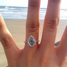 Obsessed Sapphire Engagement Ring From Eidel Precious On Etsy Pea Montana Sapphire Engagement Ring White Sapphire Engagement Ring Montana Sapphire Engagement