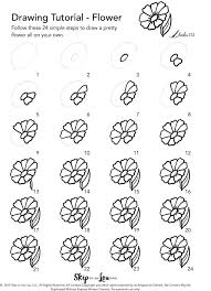 Share your kid's experience of lotus flowers drawing, in the. Step By Step Flowers Drawing Novocom Top