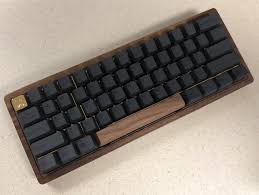 Finished My First Wooden Keyboard Mechanicalkeyboards Custom Computer Diy Mechanical Keyboard Keyboard