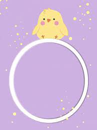 خلفية كتكوت لطيف الكرتون wind cartoon cute cartoon lavender candy