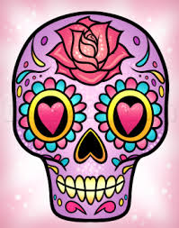 How To Draw A Sugar Skull Easy Step By Step Skulls Pop Culture Free Online Drawing Tutorial Added Skulls Drawing Sugar Skull Painting Sugar Skull Drawing
