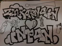 Berbagai jenis huruf ide untuk membuat graffiti. Youtube Gambar Grafiti Keren