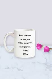 29th Wedding Anniversary 29th Anniversary Gift For Her 29 Years Birthday Gift For Wife 29th Anniversary Mug For Women 29 Years Jubilee Anniversary Gift For Her Birthday Gift For Wife 29th Anniversary Gifts