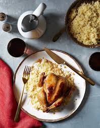 A european christmas dinner typically includes a second course with a small protein. A Recipe For Grilled Poussins With Orange Cumin Glaze Wsj