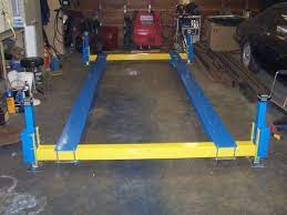 4 Post Hoist Tom Mackie Racing Car Hoist Garage Car Lift Car Mechanics Garage